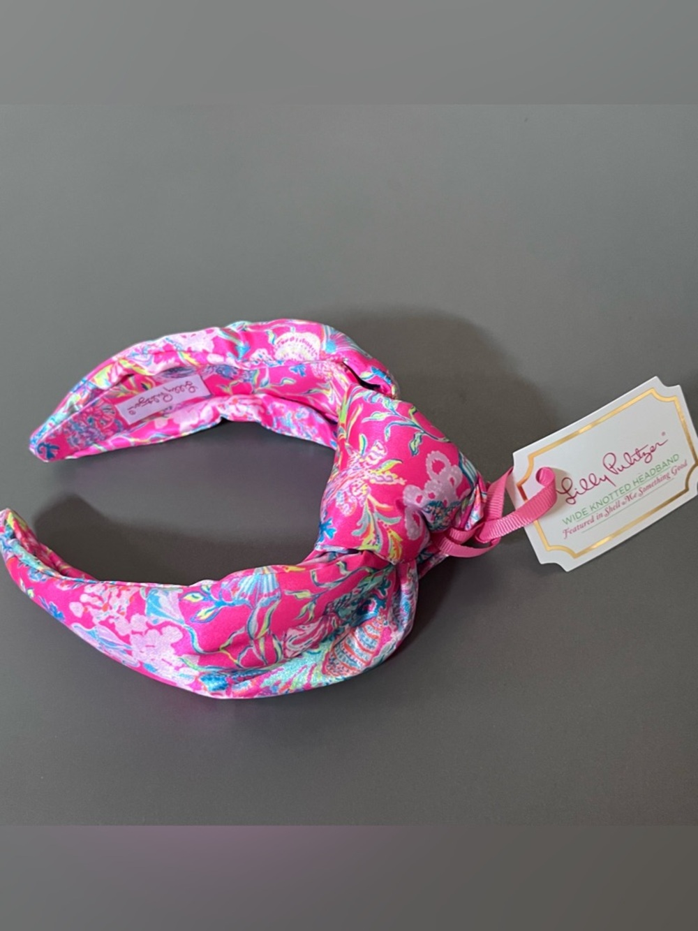Lilly Pulitzer Hot Pink Floral Padded Headband NWT - Picture 6 of 6